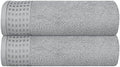 GLAMBURG 100% Cotton 2 Pack Oversized Bath Towel Set 28x55 Inches, Ultra Soft by GLAMBURG