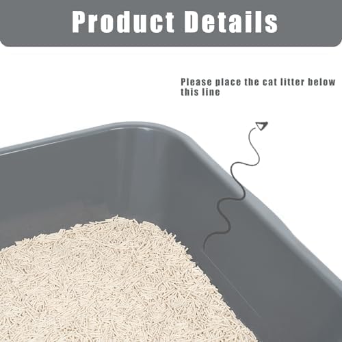 Extra Large Low Entry ABS Cat Litter Box, 2 Pack - Image 6