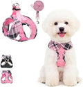 KOOLTAIL Dog Harness and Leash Set, Cute Pink Girl Dog Harness Medium Sized Dog by KOOLTAIL
