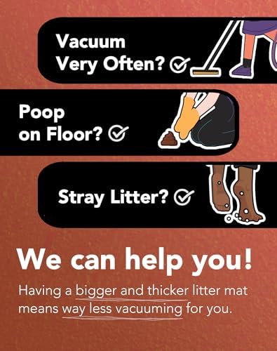 Lukamoo® Cute Cat Litter Mat, for Kitty Litter & Cat Litter Box, Independent - Image 2