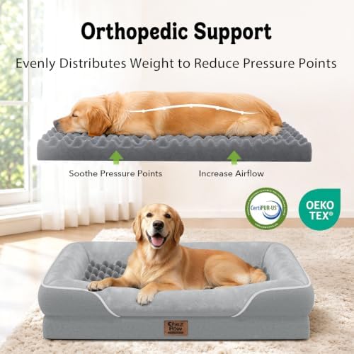 Chez Paw Waterproof Orthopedic Dog Bed - Image 2