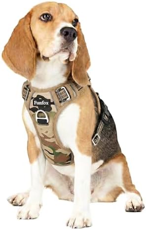 Funfox Dog Harness No Pull, Adjustable Pet Vest Harness, Super Soft Material by MyFUNFOX