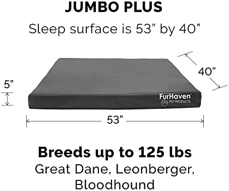 Furhaven Replacement Dog Bed Cover Water-Resistant Indoor/Outdoor Logo Print - Image 3