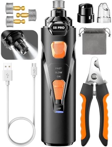 Ultra Quiet Dog Nail Grinder Kit Safe & Silent by Unknown