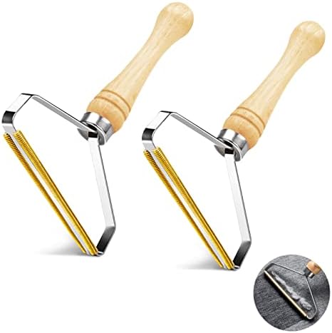 Lint Remover, 2 Pack Pet Hair Remover, Reusable Clothes Carpet Couch Furniture by SUOXU