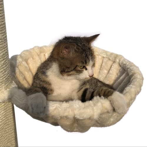SHENGOCASE 14.6" Beige Basket Lounger Hammock Bed - Image 3