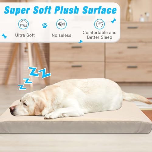 Dog Bed Covers Replacement Washable 100% Waterproof Dog Bed Sheets, Soft & - Image 3