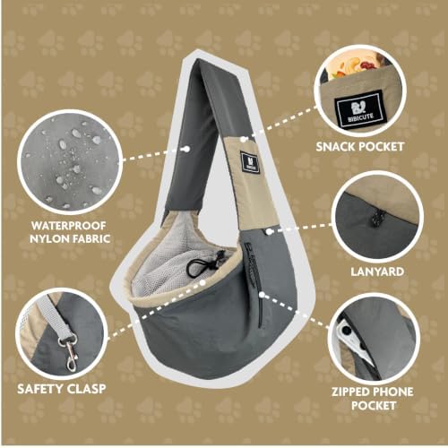 Dog Carrier Sling for Small Dogs & Cats, Puppy Sling Bag - Image 3