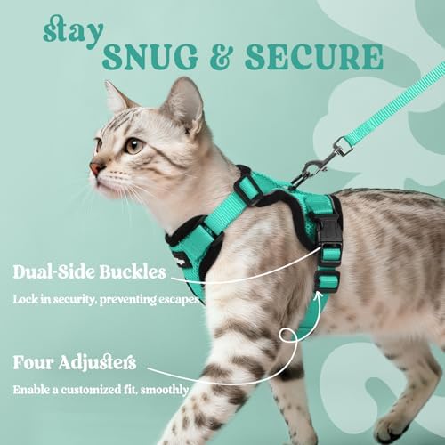 rabbitgoo Cat Harness and Leash Set, Escape Proof Vest - Image 6
