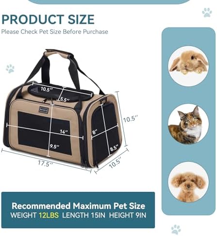 PETSFIT Pet Carrier for Cat, Small Dogs - Image 5