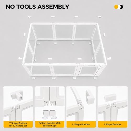Extension Kit 1 Gate + 1 Panel, T-Buckles - Image 3