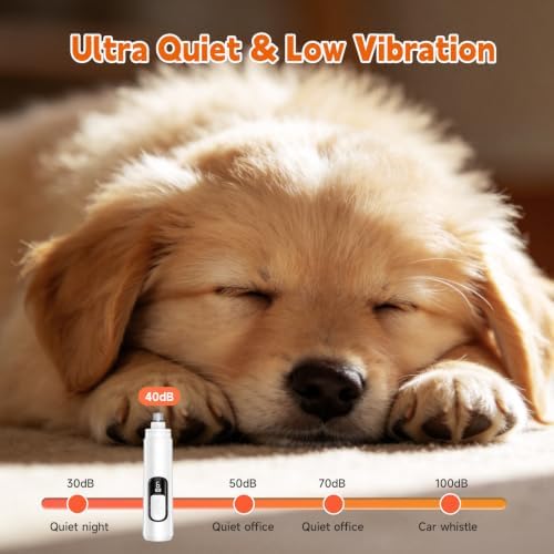 ALLENERGY Dog Nail Grinder, Ultra Quiet Pet Nail Clipper - Image 2