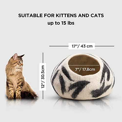 Luxurious Merino Wool Cat Cave - Image 2