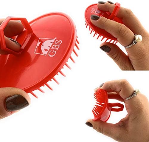 G.B.S Shampoo Scalp Massage Brush, Grooming Travel Effortless Glide Fine Tooth - Image 4