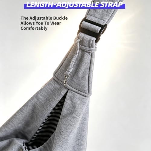 Adjustable Puppy Carrier Sling, Pet Sling Carrier - Image 4