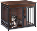 Amazon Basics Furniture Style Dog Crate, Sturdy Wooden Pet Kennel, End Table by AmazonBasics