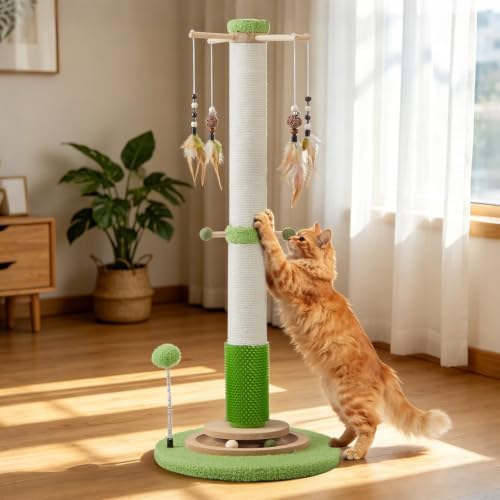 38" Tall Sisal Cat Scratching Post - Image 6