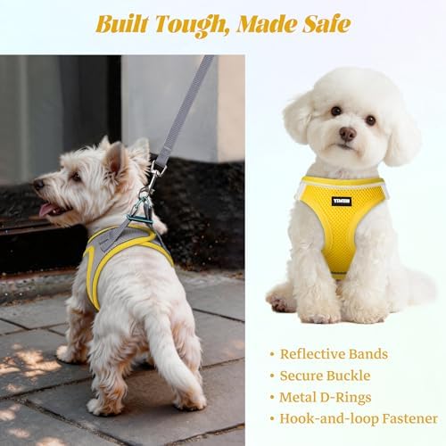 No Pull Dog Puppy Harness and Leash Set Reflective Mesh Vest Small - Image 5