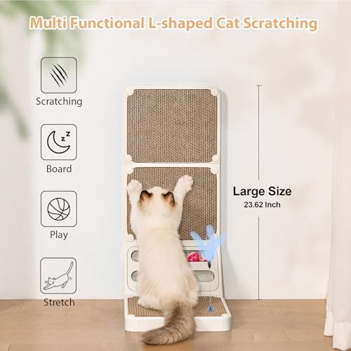 Goosheep Cat Scratching Board Kitten Scratching Ball Wall Scratchers - Image 3