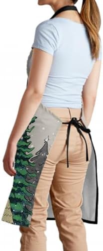 Giwawa Apron Unisex Resistant 33 x 28 inches - Image 4