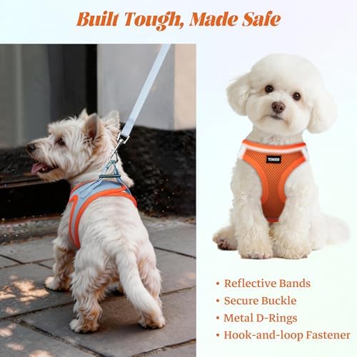 No Pull Dog Puppy Harness and Leash Set Reflective Mesh Vest Small - Image 5