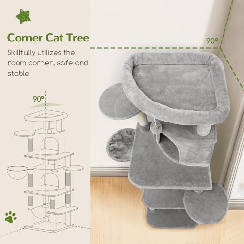 Globlazer 66in Corner Cat Tree Tower - Image 2