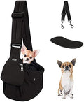 Lukovee Pet Sling, Small Pet Carrier, Hard Bottom Support & Safety Hook by Lukovee