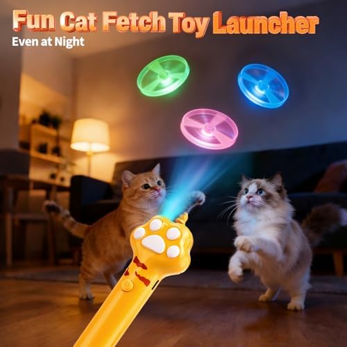 BABORUI Cat Toy Disc, Flying Enrichment Toys - Image 5