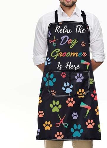 FUSTMW Dog Groomer Apron With Pockets - Image 7