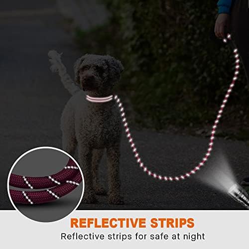 Taglory Rope Dog Leash for Small Medium Dogs, 6 FT Padded Handle - Image 5