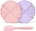 Dog Lick Mat, 2 Pack Dual Texture Slow Feeder by Wfciosdv