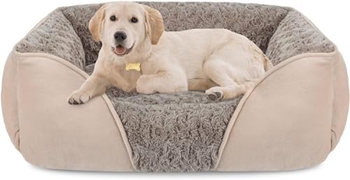 INVENHO Large Rectangle Orthopedic Dog Bed by INVENHO