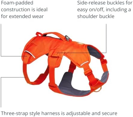 Ruffwear, Web Master Dog Body Harness, Blaze Orange - Image 5