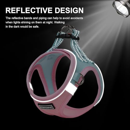 Mercano Soft Mesh Dog Harness and Leash Set, Step-in Reflective Breathable - Image 6