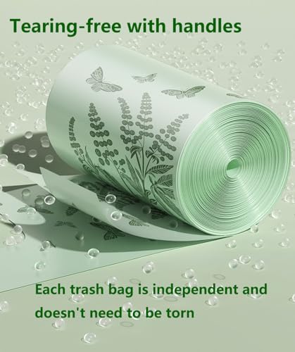 220pcs Small Trash Bags for Bathroom, Bedroom Waste Bin Tearing-free 4 Gallon - Image 7