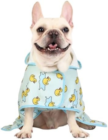 HDE Hooded Dog Bathrobe Quick Dry Towel Wrap - Image 4