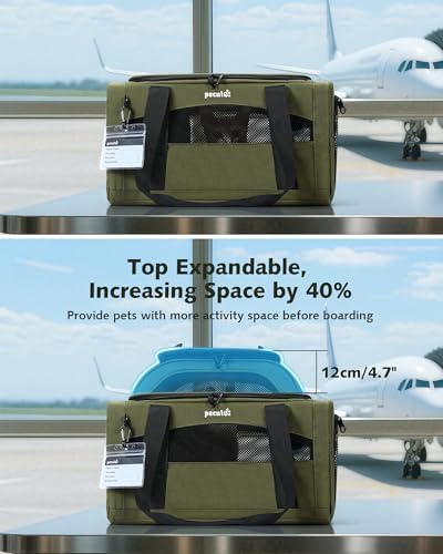 Pecute Expandable Airline Approved Pet Carrier - Image 4