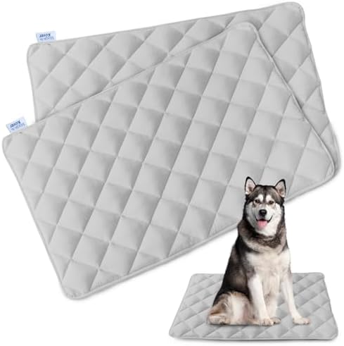 Dog Crate Pad 2 Pack, Dog Crate Mat by Magik+%26+Kover