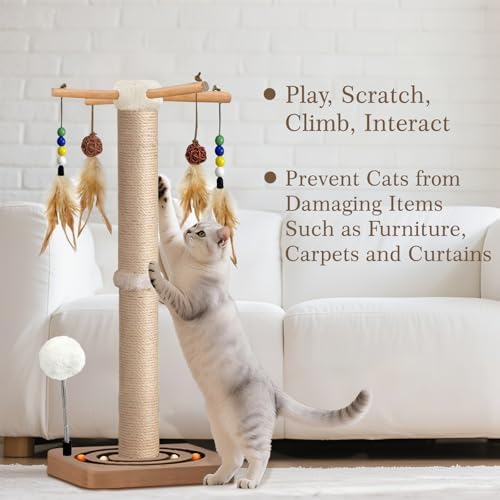 Cat Scratching Post, Sisal Scratcher - Image 4