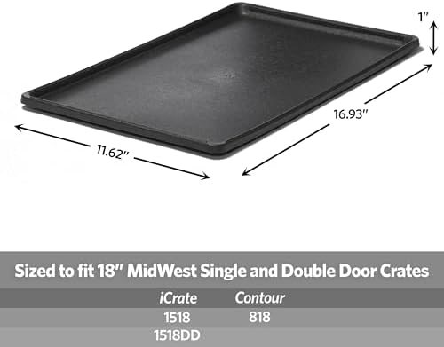 MidWest 18-Inch Replacement Pan, 16.93 x 11.62 x 1 Inches - Image 2