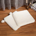 SHENGOCASE 2-Pack 14" x14" Faux Rabbit Fur Cat Dog Bed Cushion Pad Mat by SHENGOCASE