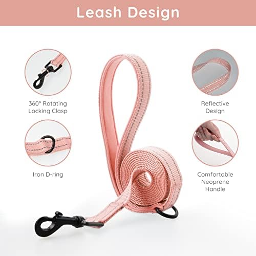 BELLA & PAL Dog Harness for Small Dogs, Coral Pink, Animal Harness - Image 3