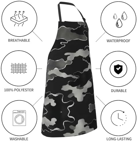 Waterproof Apron For Adults Chef Bib - Image 6