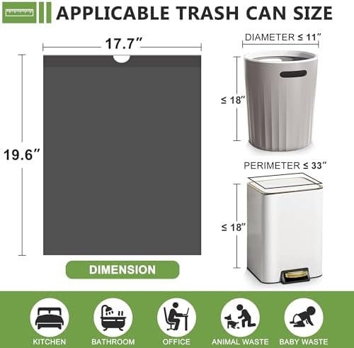 4 Gallon Drawstring Trash Bags - Image 2