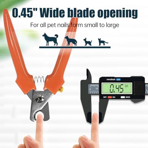 Dog Nail Clippers #767C w/Nail File, Trimmers - Image 4