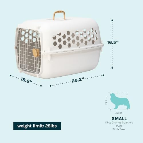 SportPet 26” Small Front Load Hard Sided Pet Carrier Kennel – Easy Access - Image 3
