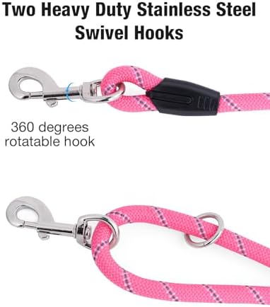 Long Dog Leash for Dog Training 20FT, Heavy Duty Dog Lead for Large Medium - Image 4