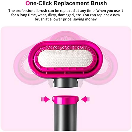 Dog Hair Dryer, 2-in-1 Pet Hair Dryer & Brush, 300W Pet Grooming Dryer - Image 6