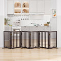 Freestanding Pet Gate 55-110" Extre Wide, Foldable Dog Gate by MinoKesper
