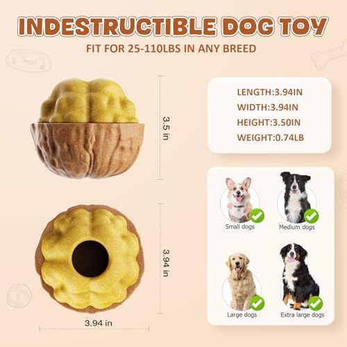 Dog Frozen Treats Toy, Cognitive Dogs Brain Stimulation Puzzle Toys - Image 5